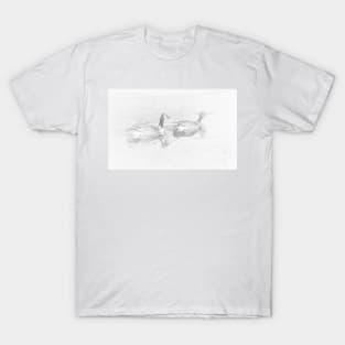 Canada Geese Pencil T-Shirt